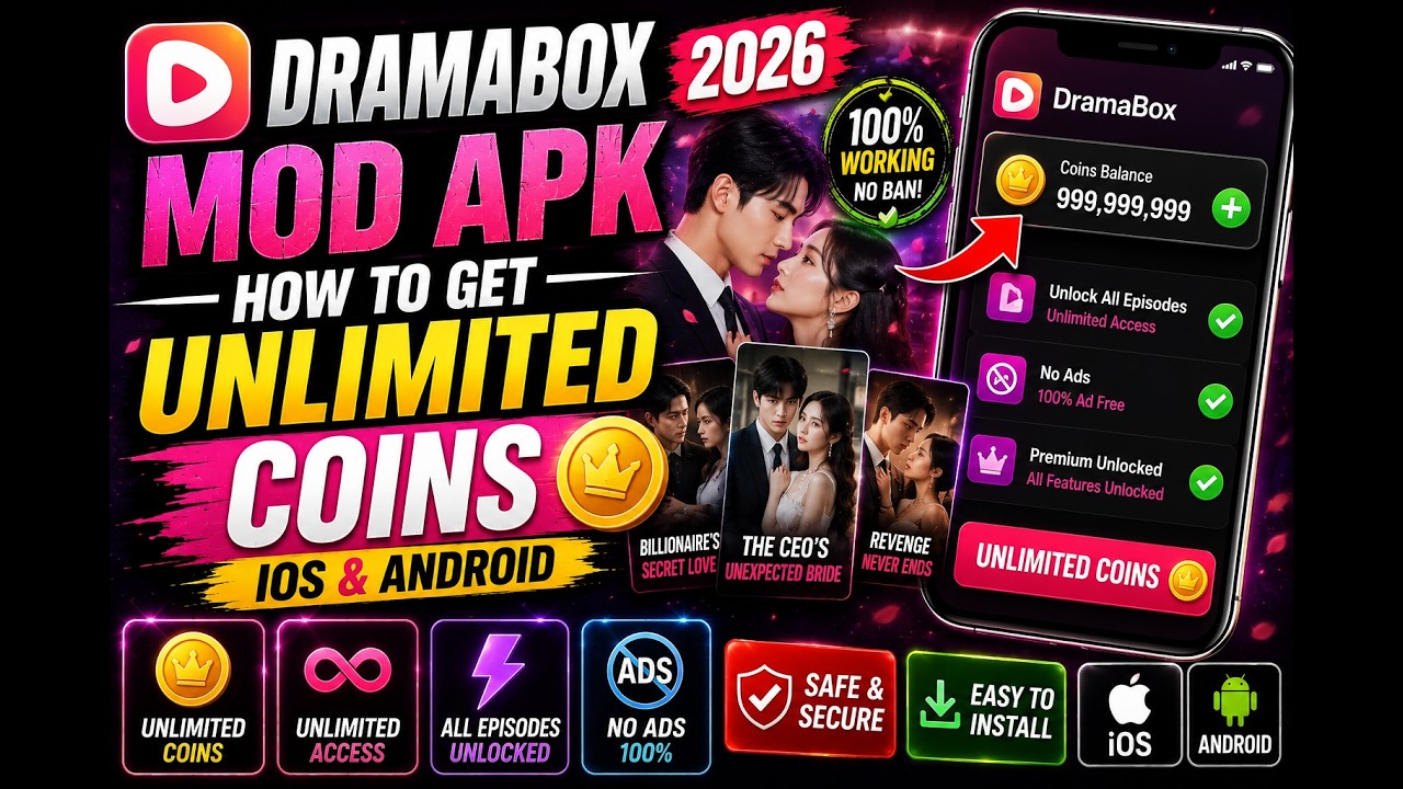 DramaBox Mod Apk - How To Get DramaBox Unlimited Coins (iOS & Android)