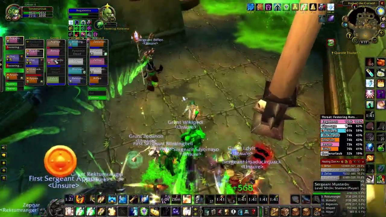 Sunken Temple 6/8 | Heal Priest POV | Only Bosses | Pre-Nerf-Run