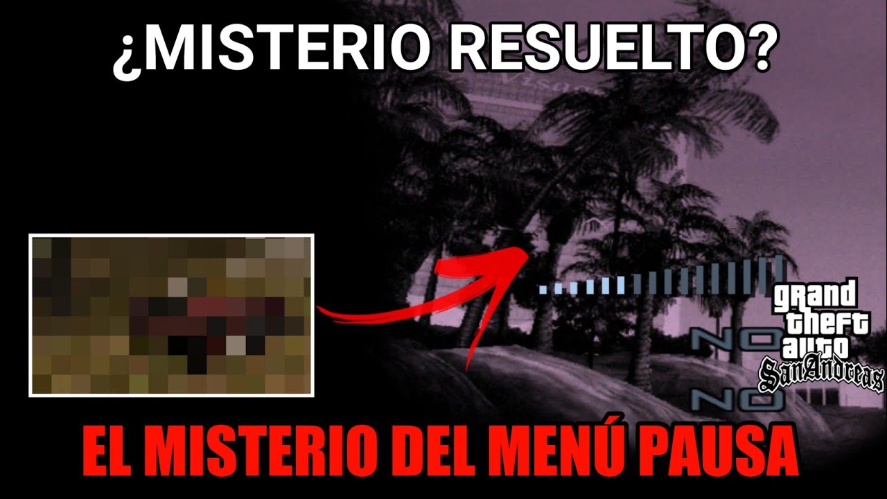 Misterio del menú pausa | Gta San Andreas| Loquendo