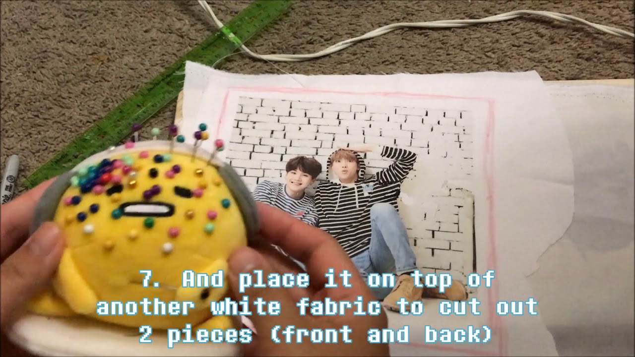 DIY Mini Printed BTS Cushions