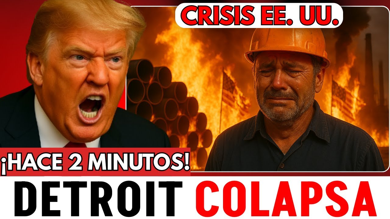 ¡ÚLTIMA HORA! Estalla la crisis industrial: el acero cae sin freno y Detroit colapsa