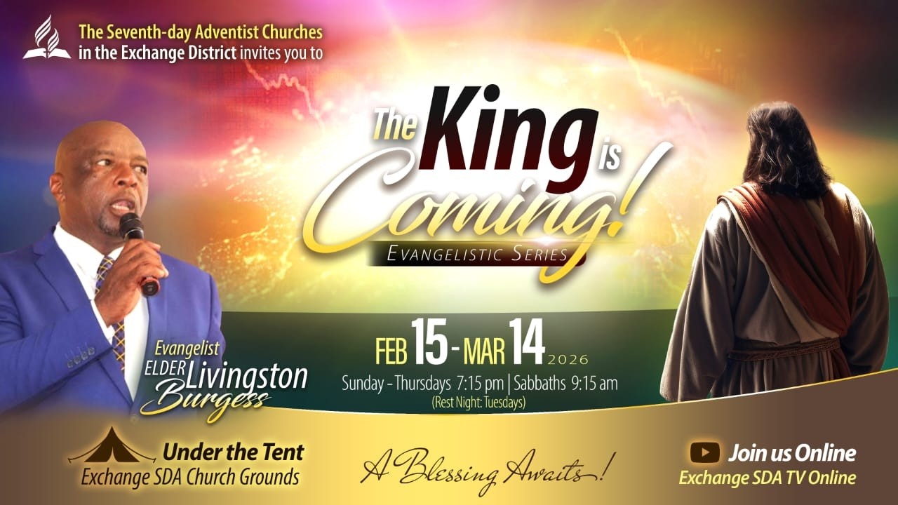 Exchange SDA TV || The King is Coming Evangelistic Series || March 1, 2026