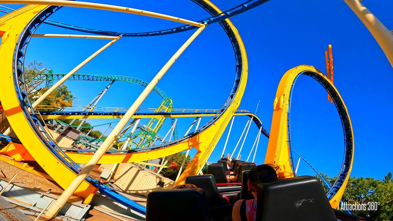 Fire Dragon Double Looping Coaster | Lagoon Amusement Park 2021