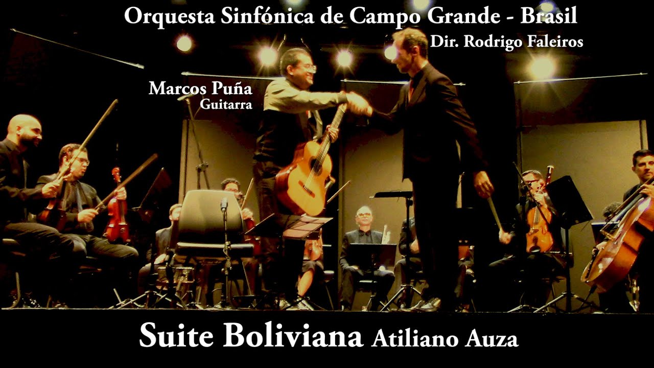 SUITE BOLIVIANA en Brasil | Marcos Puña y Orquesta Sinfónica de Campo Grande, Rodrigo Faleiros