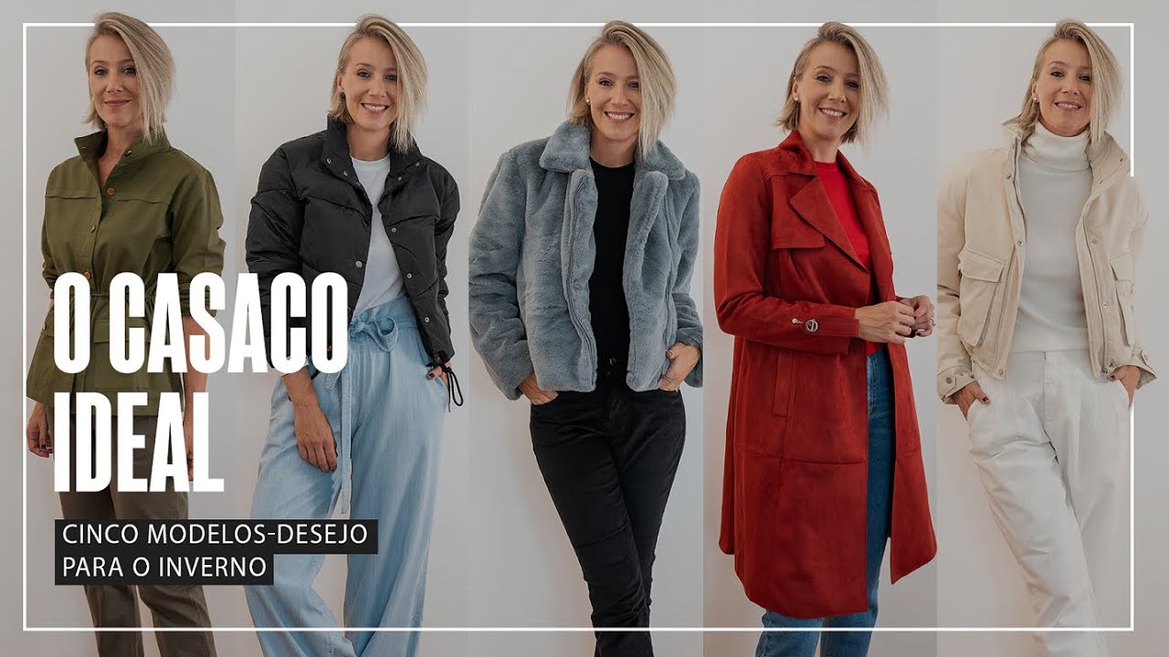 O CASACO IDEAL: CINCO MODELOS-DESEJO PARA O INVERNO