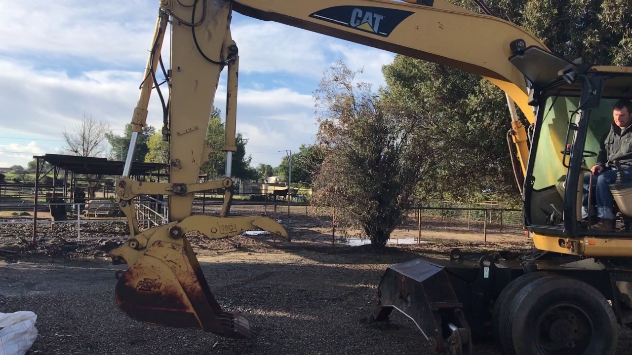 Cat m312 wheel excavator
