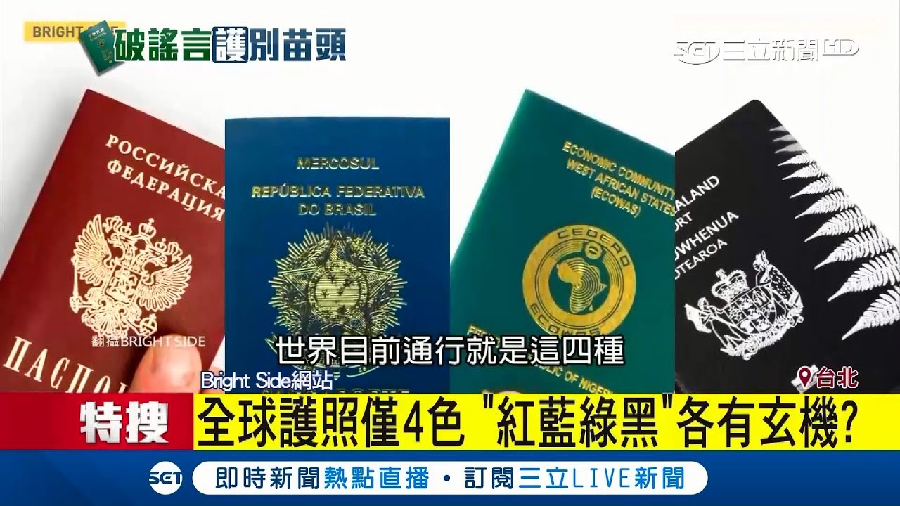 全球護照只有這4色！ 