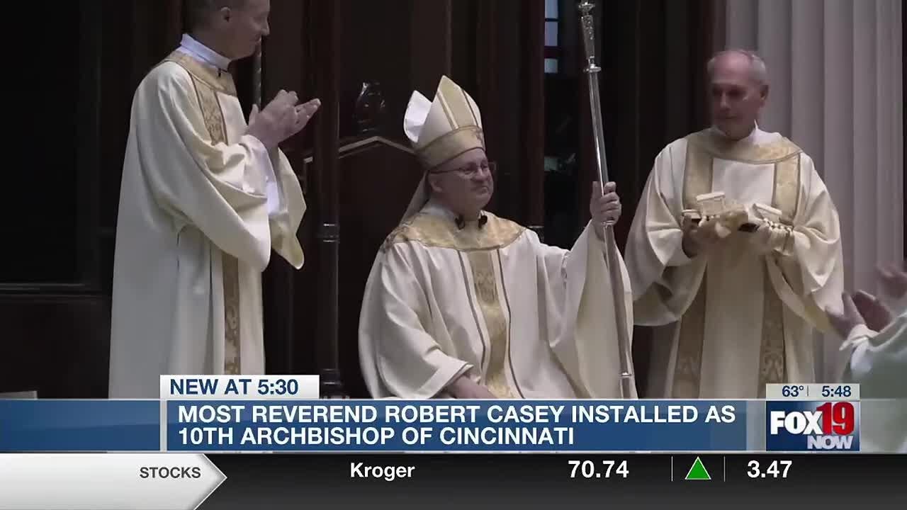 Most reverend Robert Casey installed as 10th archbishop of Cincinnati