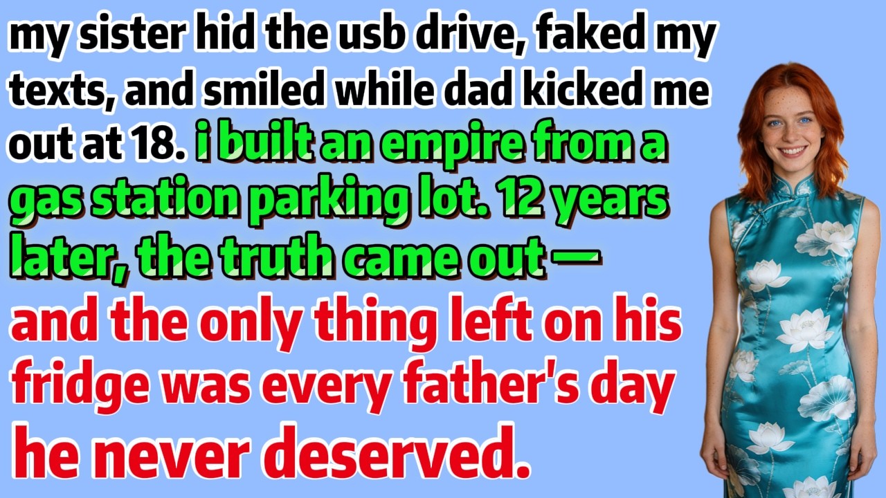 My Sister Framed Me So Dad Kicked Me Out — 12 Years Later He Read My Reply And Broke Down#Revenge