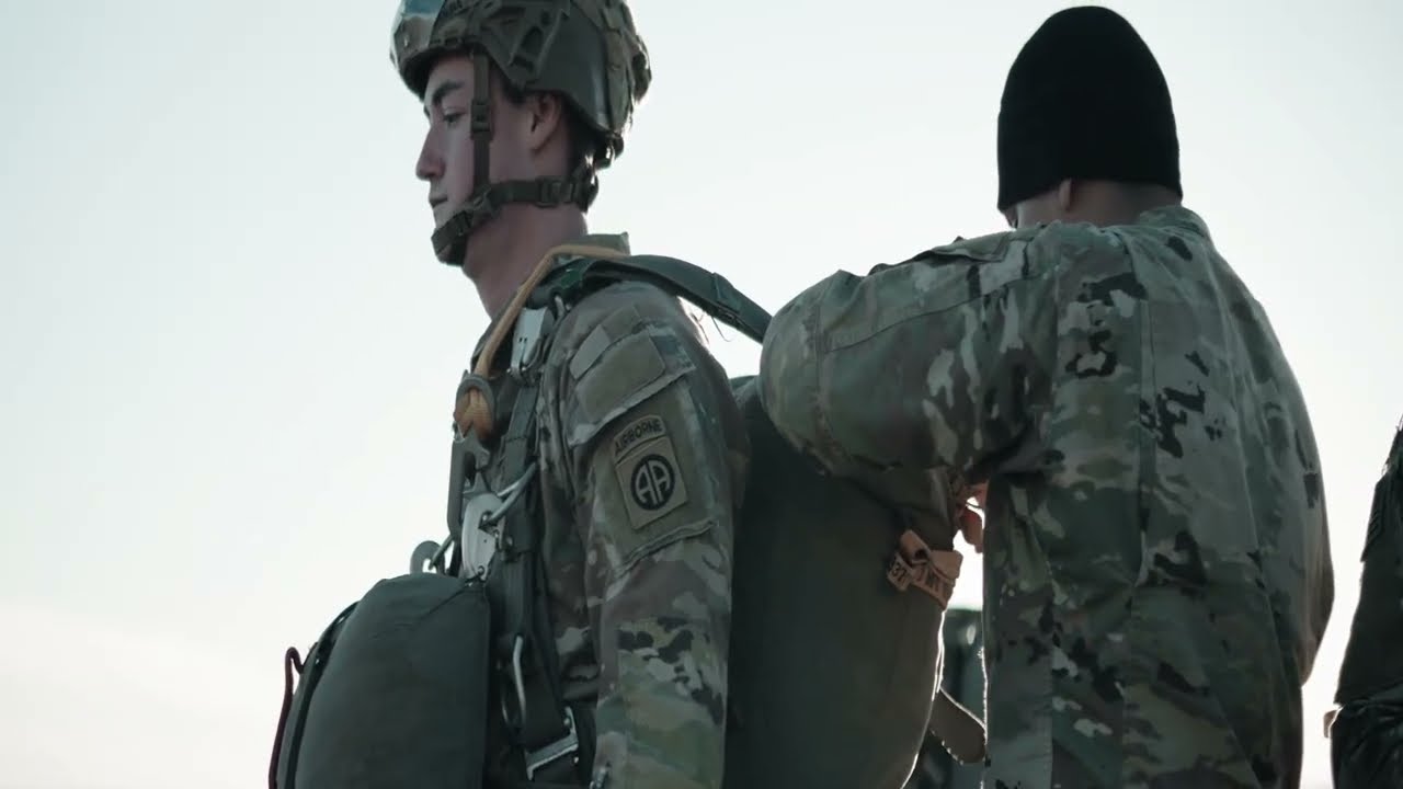 Before the Jump with Paratroopers of the 82nd Airborne Division