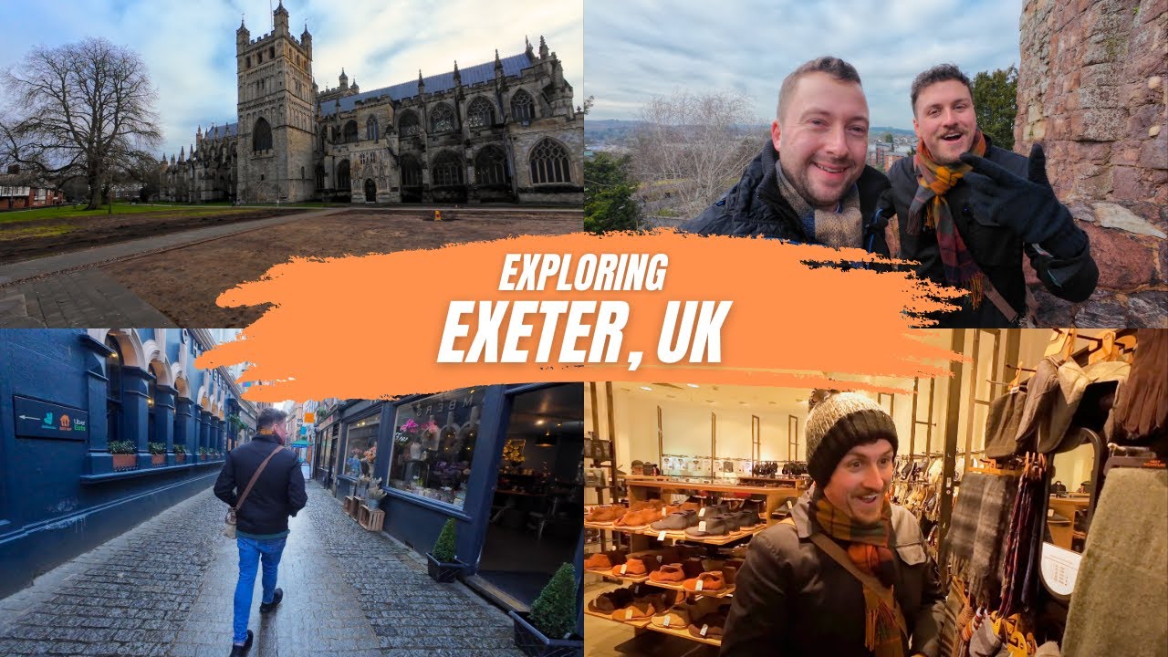 Exploring EXETER in Devon in January | Exeter, UK