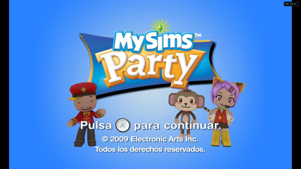 MySims Party (Español) de Nintendo Wii con el emulador Dolphin. Gameplay
