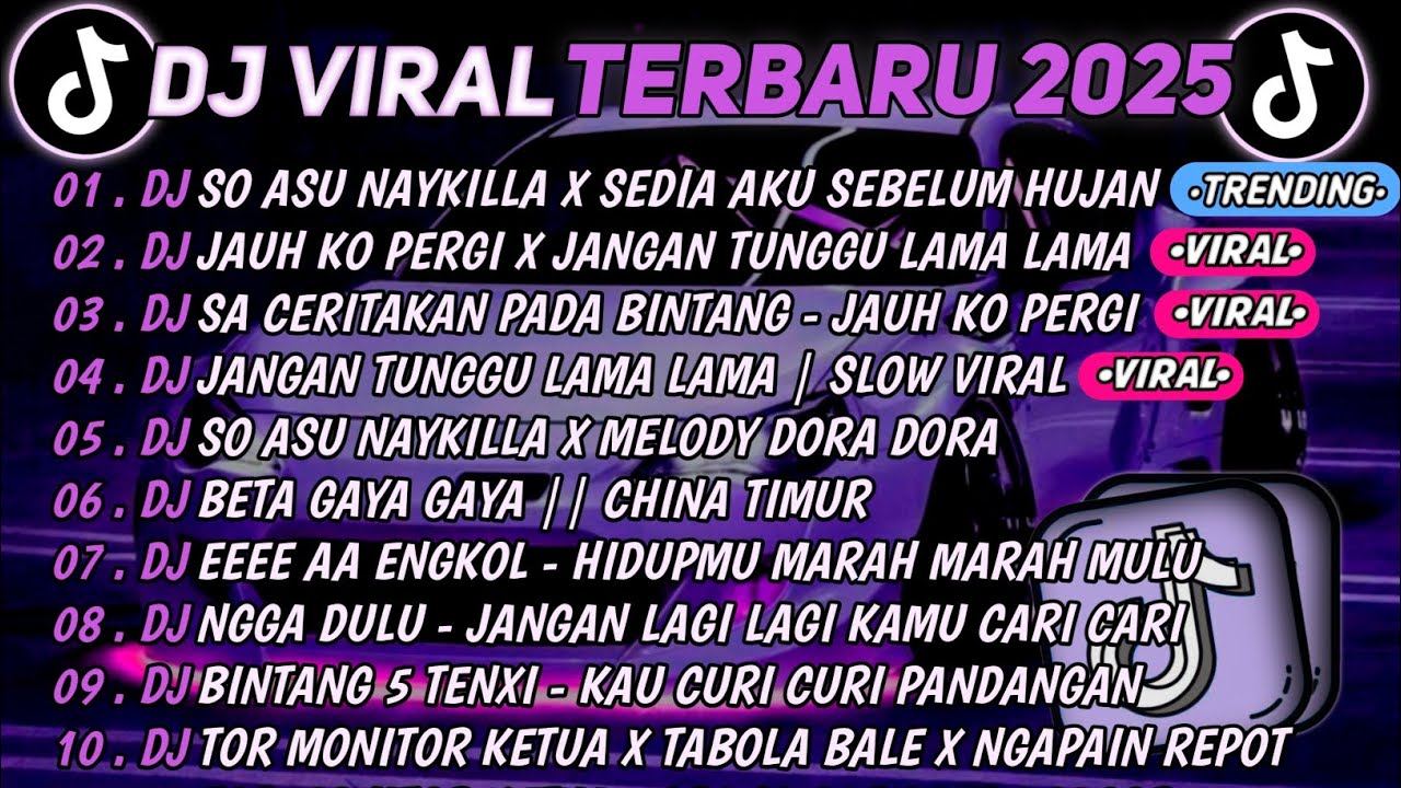 DJ TIKTOK TERBARU 2025🎵DJ SO ASU X SEDIA AKU SEBELUM HUJAN🎵DJ JANGAN TUNGGU LAMA LAMA || FULL ALBUM
