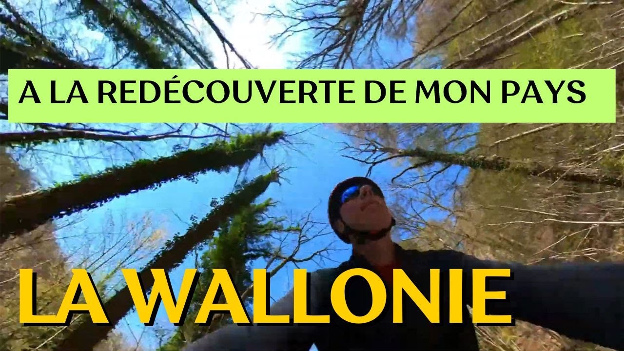 Je traverse la Wallonie en vélo par les rivières .