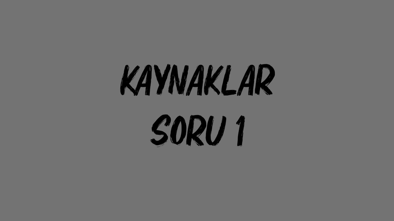 Çelik Yapılar Dersi-Yeni Türk Çelik Yönetmeliği-KAYNAKLAR SORU 1