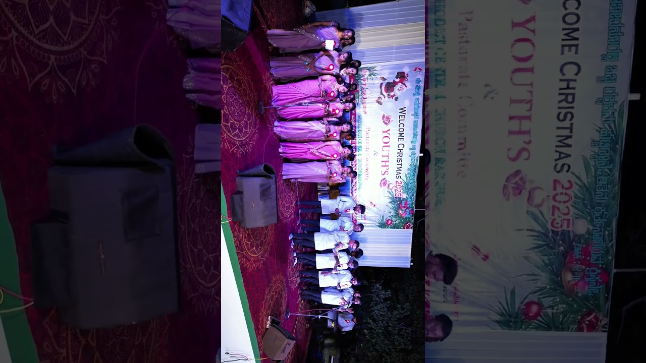 Welcome 2025 Christmas Methodist Central Church Raichur Organised By Mccr Youths of Raichur🎅🌲