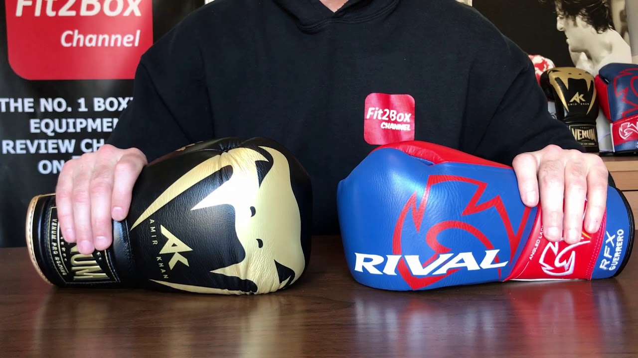 VENUM GIANT 2.0 BOXING GLOVES VS RIVAL HDE-F FIGHT GLOVES HEAD TO HEAD TITLE MATCH