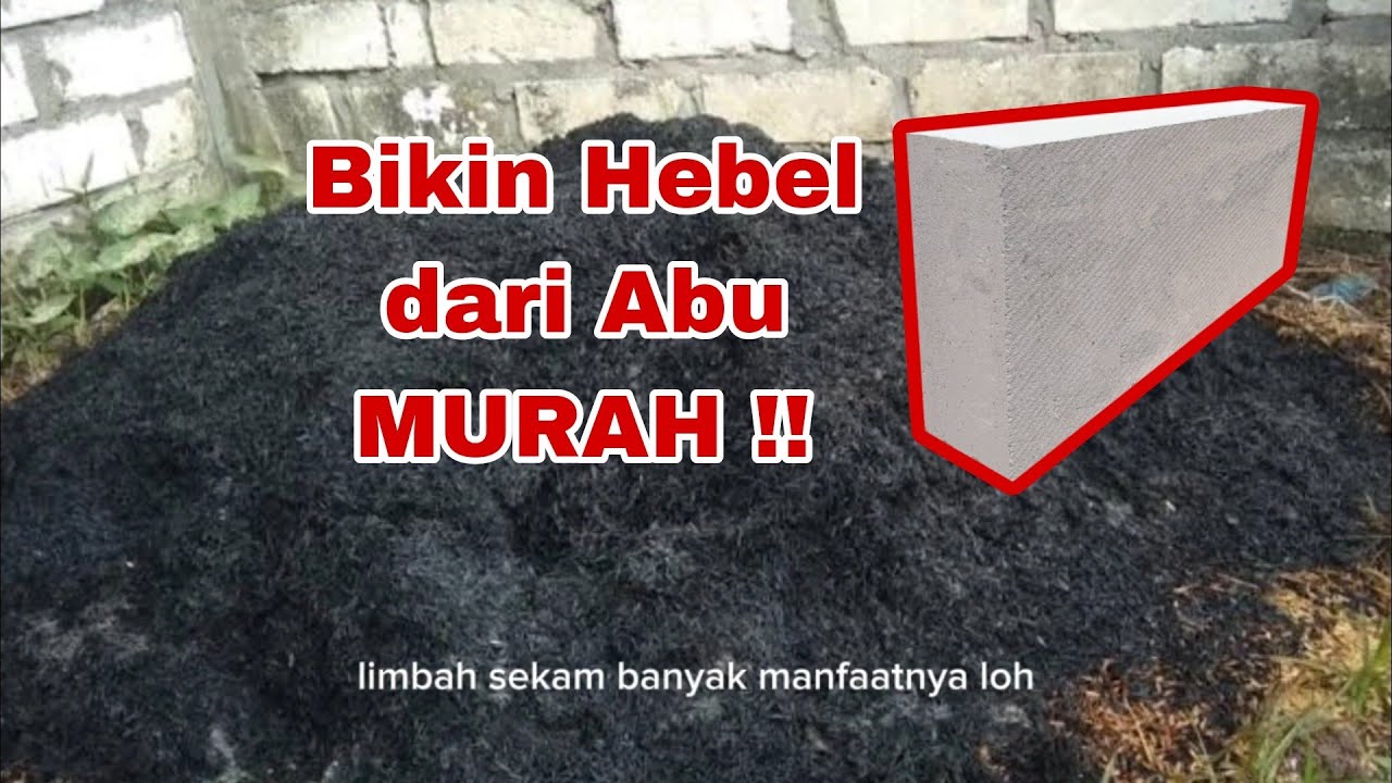 Proses pembuatan Bata Hebel Sendiri dari Limbah Abu | Create ALC | IDE USAHA SAMPINGAN #diy