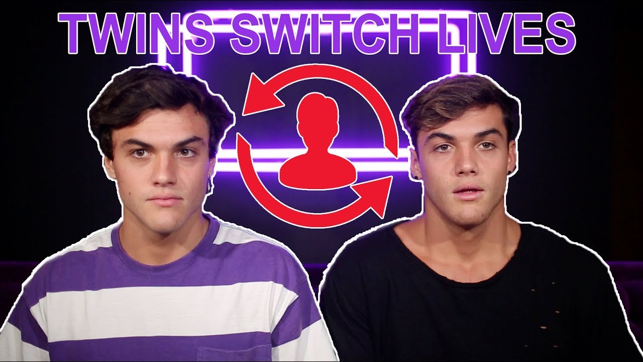 TWINS SWITCH LIVES FOR A DAY