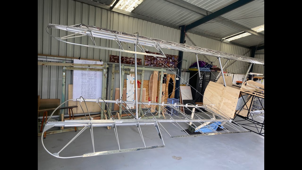 Sopwith Camel Full-Size Build: Crafting Precision with Bottom Wing Lower Ailerons