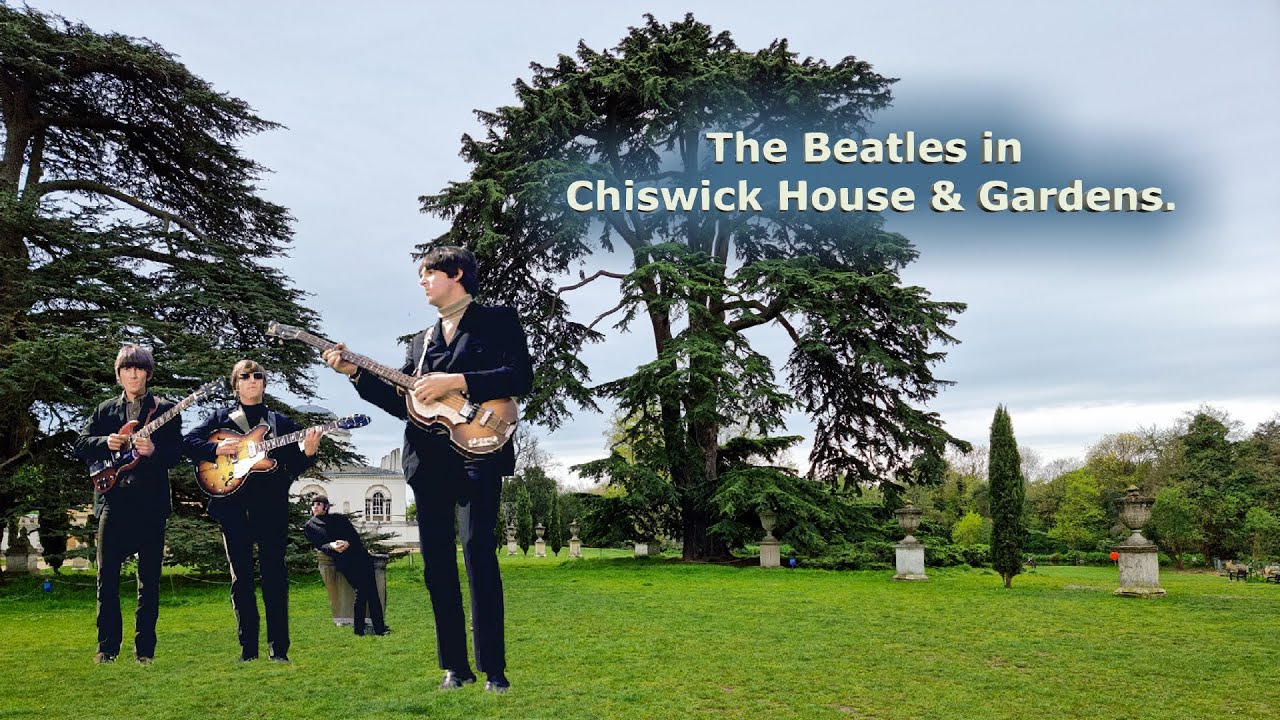 The Beatles in Chiswick House & Gardens. Now and then.
