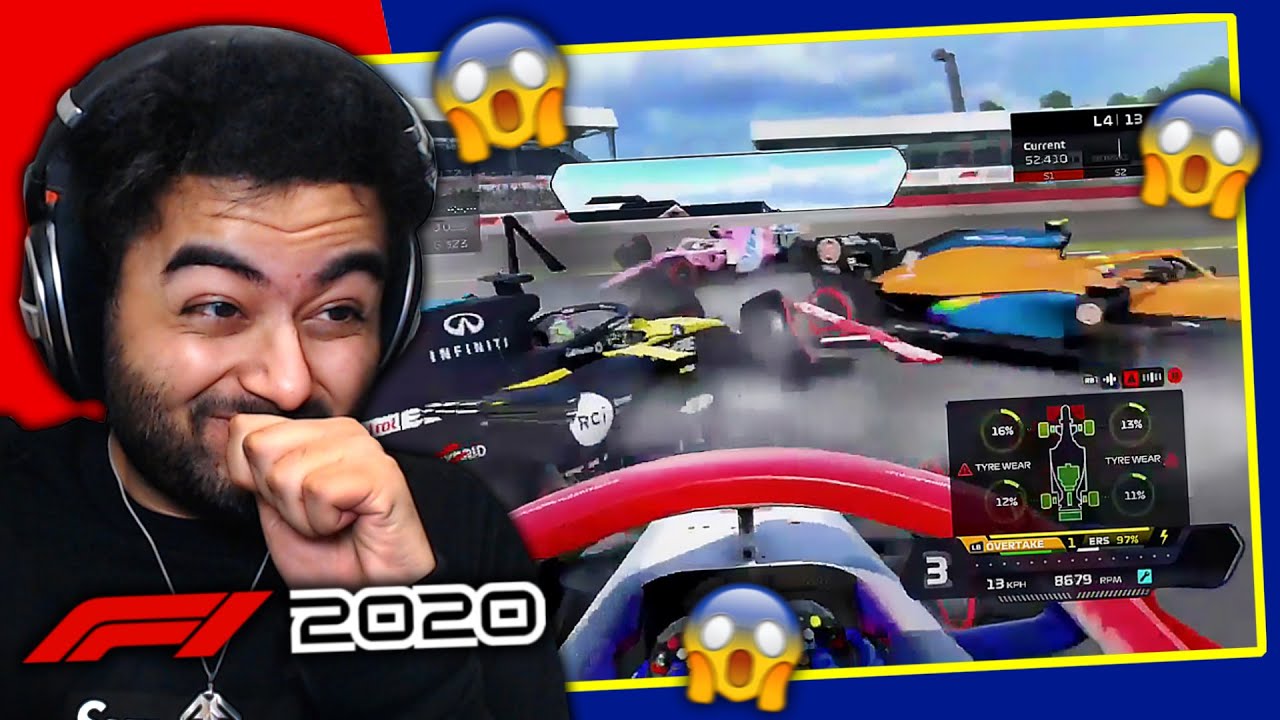 ONE OF THE BIGGEST CRASHES I'VE SEEN ON F1 2020 MY TEAM CAREER MODE!