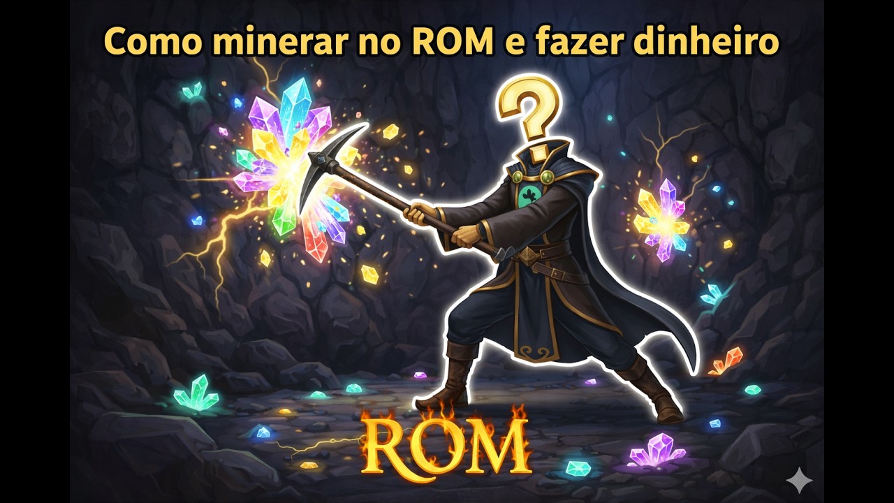 COMO MINERAR NO ROM E VENDER OS CRISTAIS