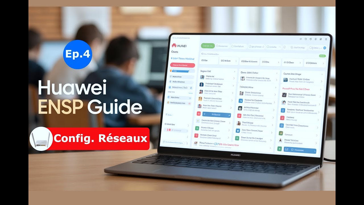 Comment CONFIGURER un ROUTEUR sous eNSP pour DEBUTANTS en réseaux?