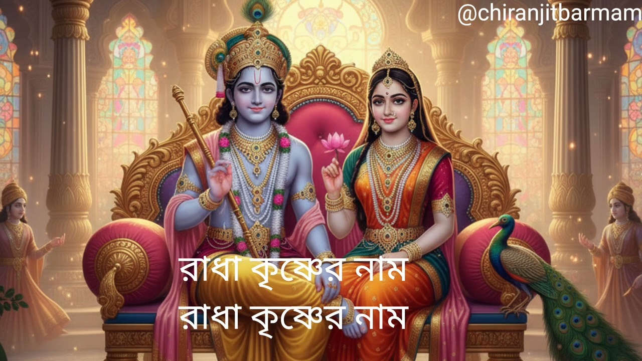রাধা কৃষ্ণের নাম | Radha Krishna Naam | জয় শ্রীকৃষ্ণ রাধে রাধে | Original Lyrics Song AI Music Video