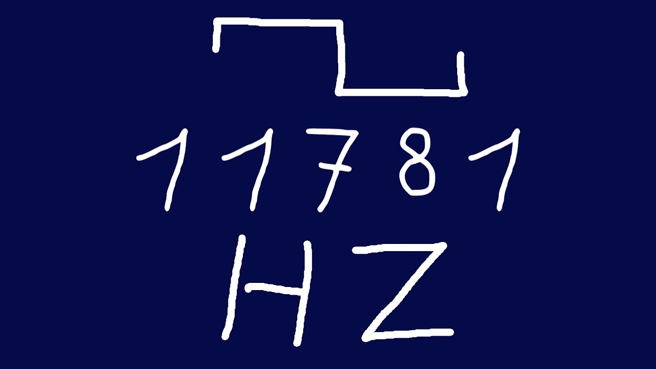 11781 hz square