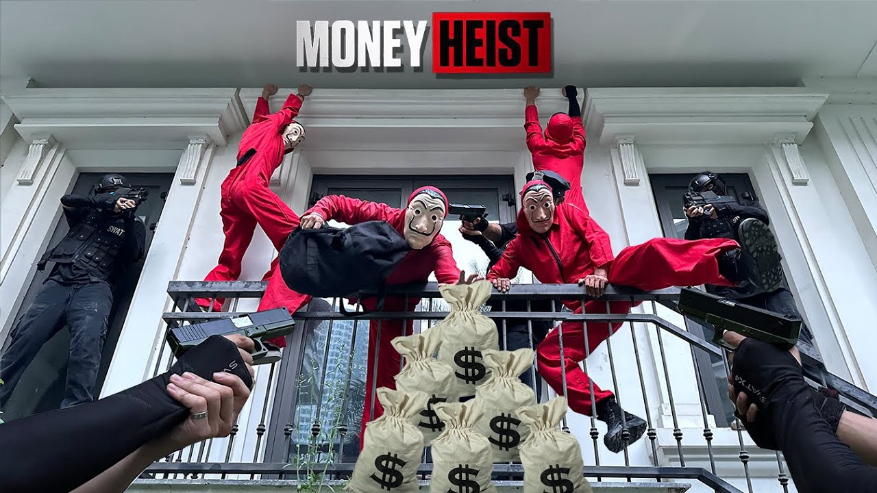 MONEY HEIST vs POLICE (BELLA CIAO REMIX) 20 || Epic Parkour POV Chase