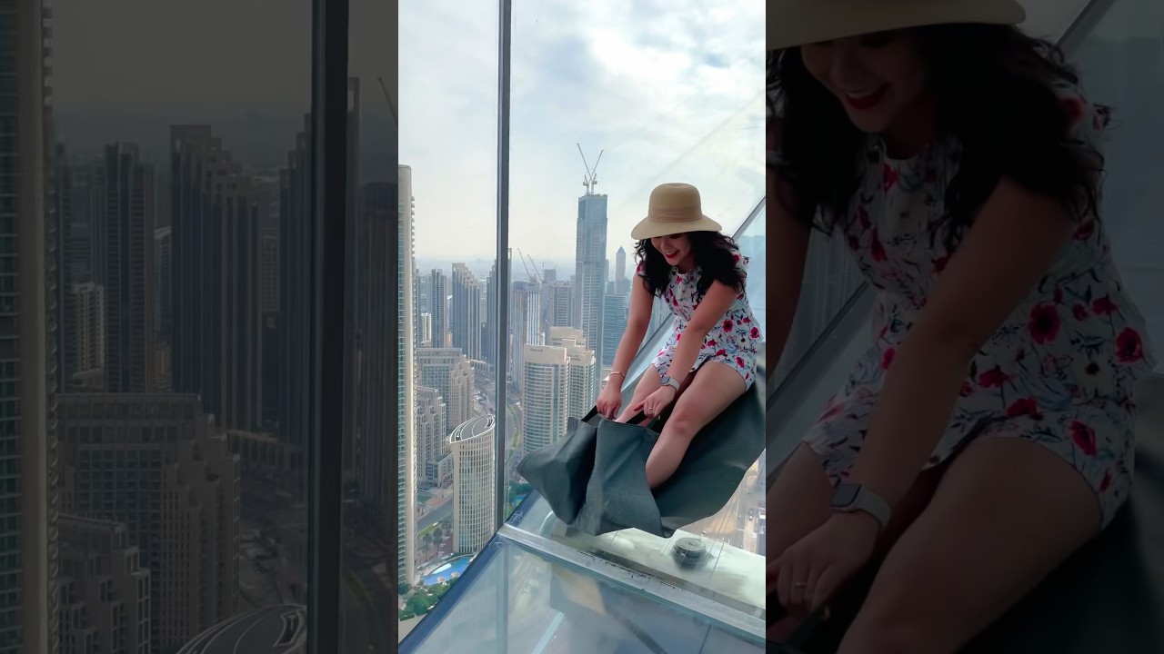 Top floor of Burj Khalifa #dubai #burjkhalifa #onenightindubai