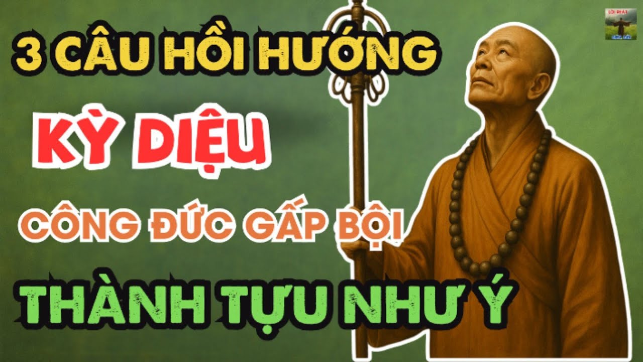 3 Câu Nói Kỳ Diệu Sau Khi Niệm Phật – Hồi Hướng Đúng Cách, Công Đức Tăng Gấp Bội!