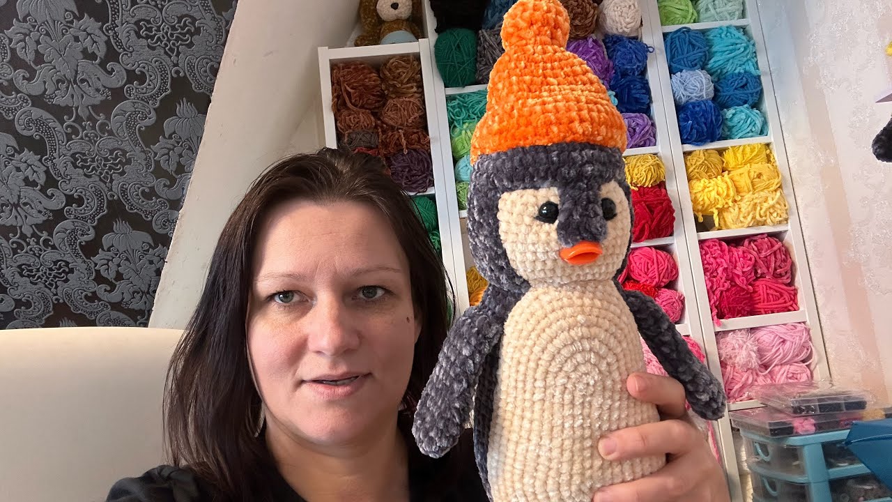 🧶 Амигуруми | Вяжу пингвина крючком 🐧 | От идеи до готовой игрушки.