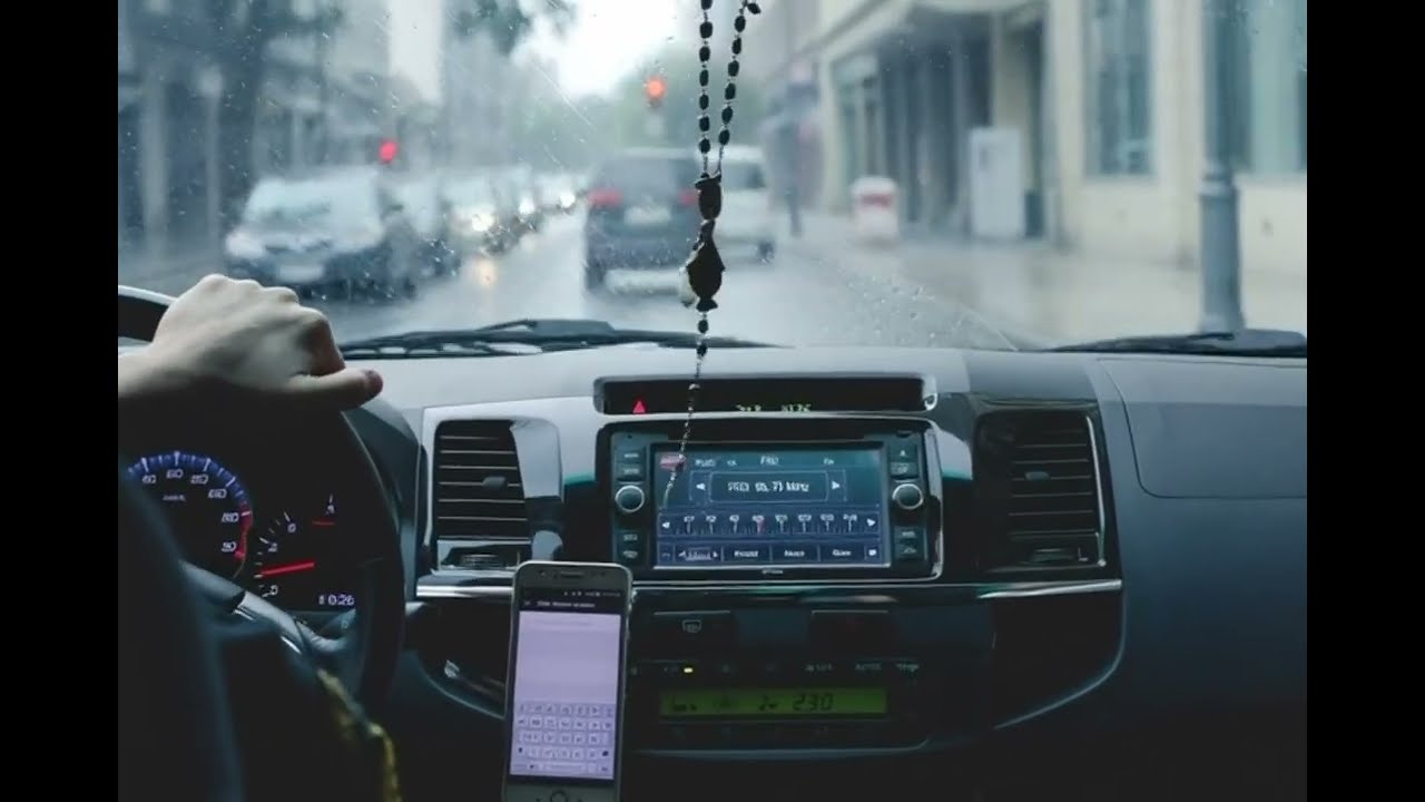 Slow Wipers in Rain (Car ASMR for Sleep)