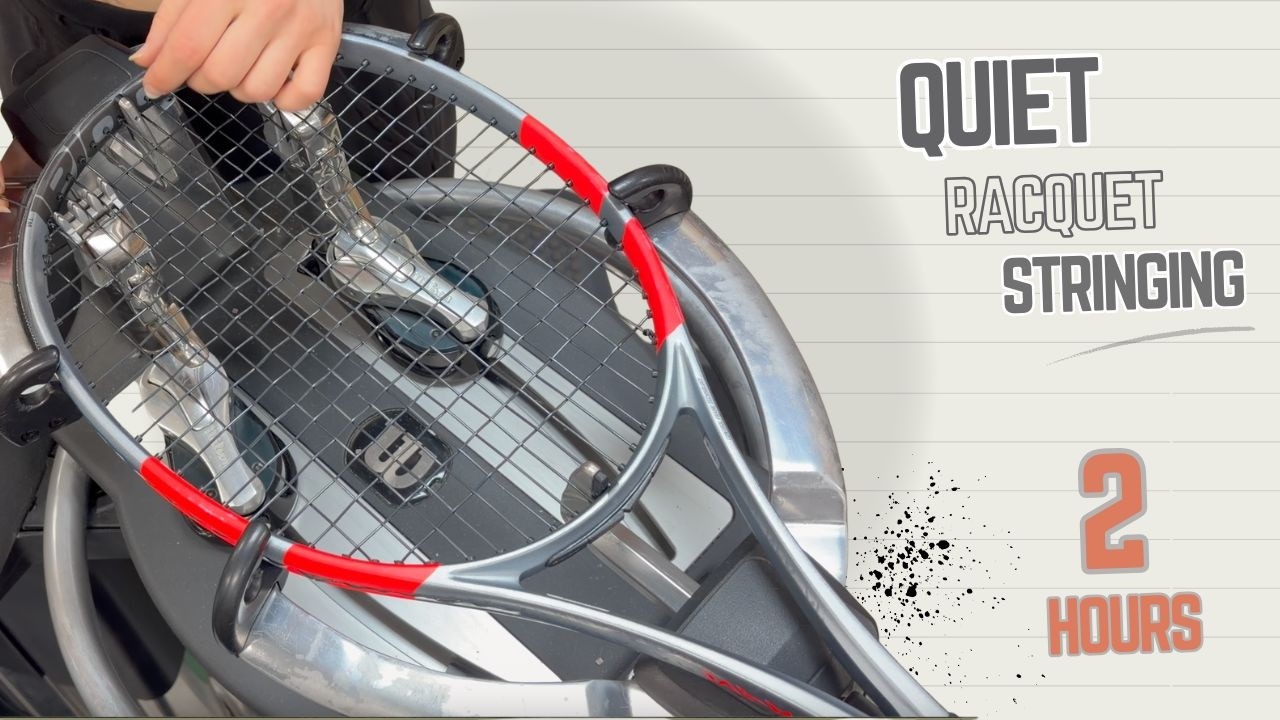 2 Hours of Quiet Tennis Stringing 🎾 | No Talking ASMR