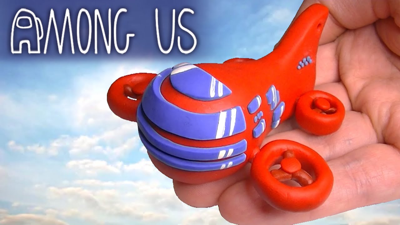 Making the Among Us Airship with Polymer Clay