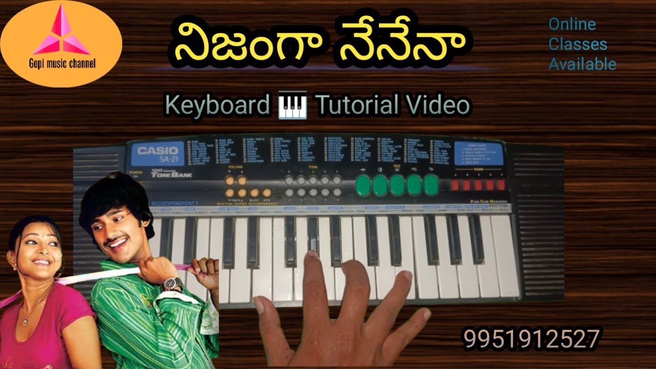 Nijanga Nenena Song || Keyboard Cover || 9951912527 || Gopi Music Channel || 