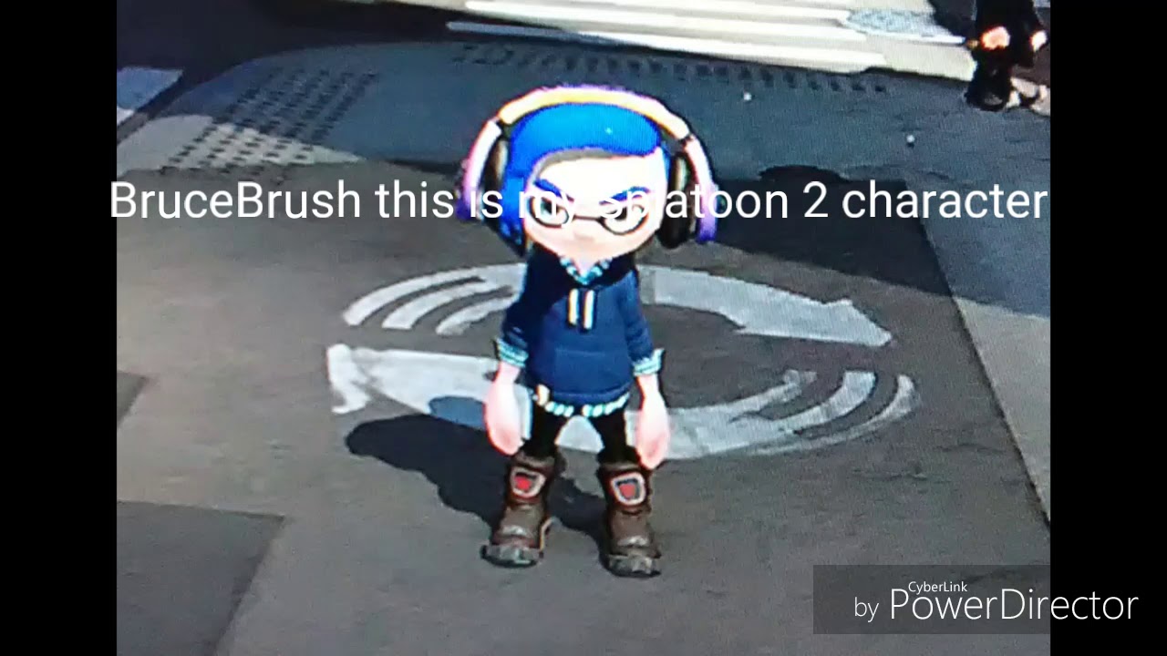 BruceBrush here's my Splatoon 2 character