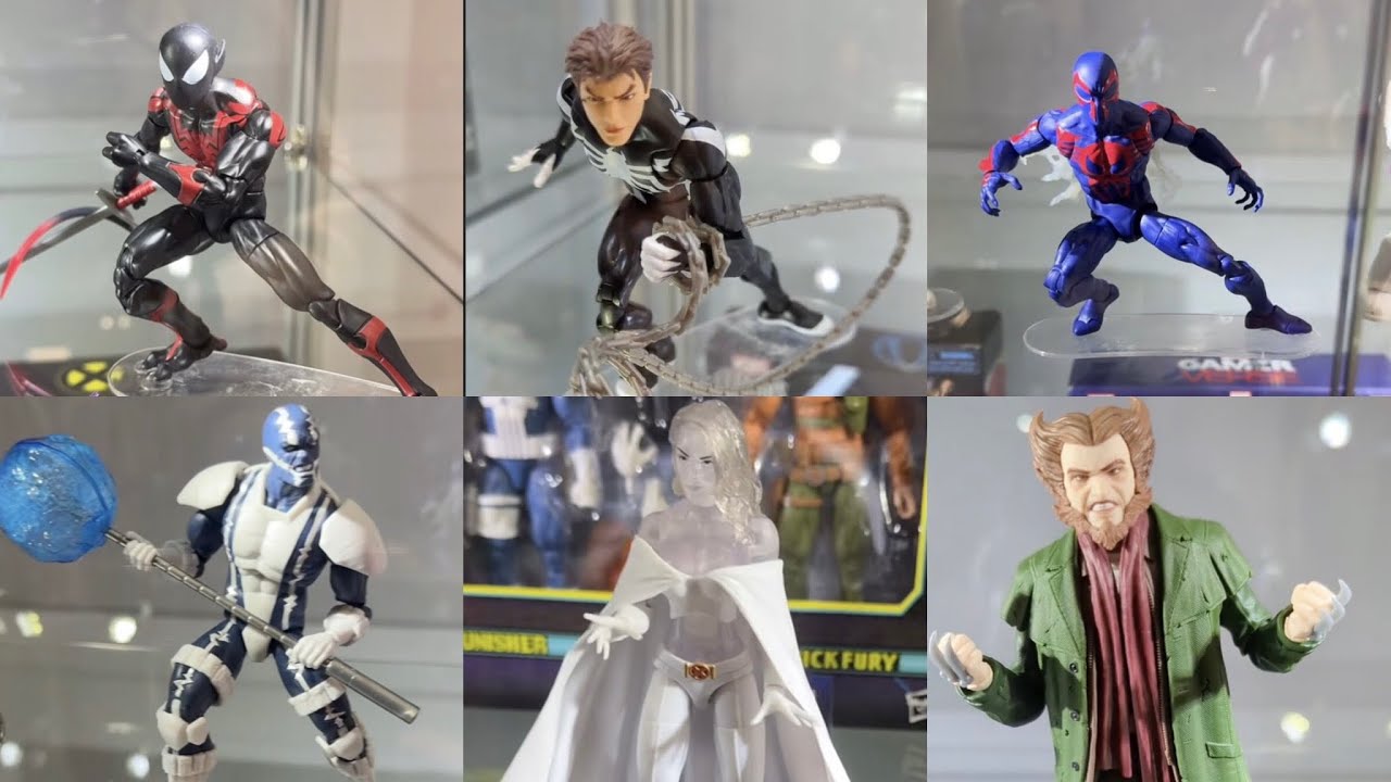 Новые фигурки Marvel Legends: Человек-паук и другие на выставке MCM London