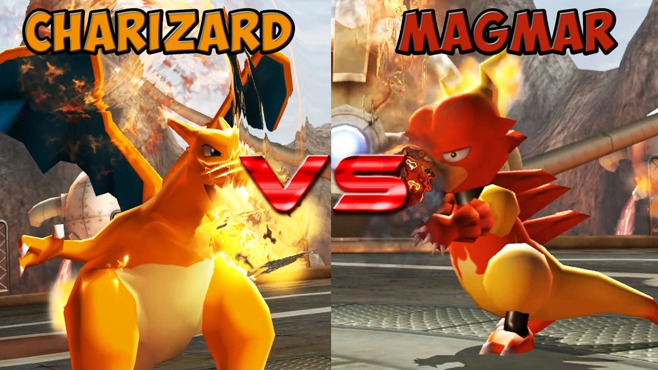 Pokemon battle revolution - Charizard vs Magmar