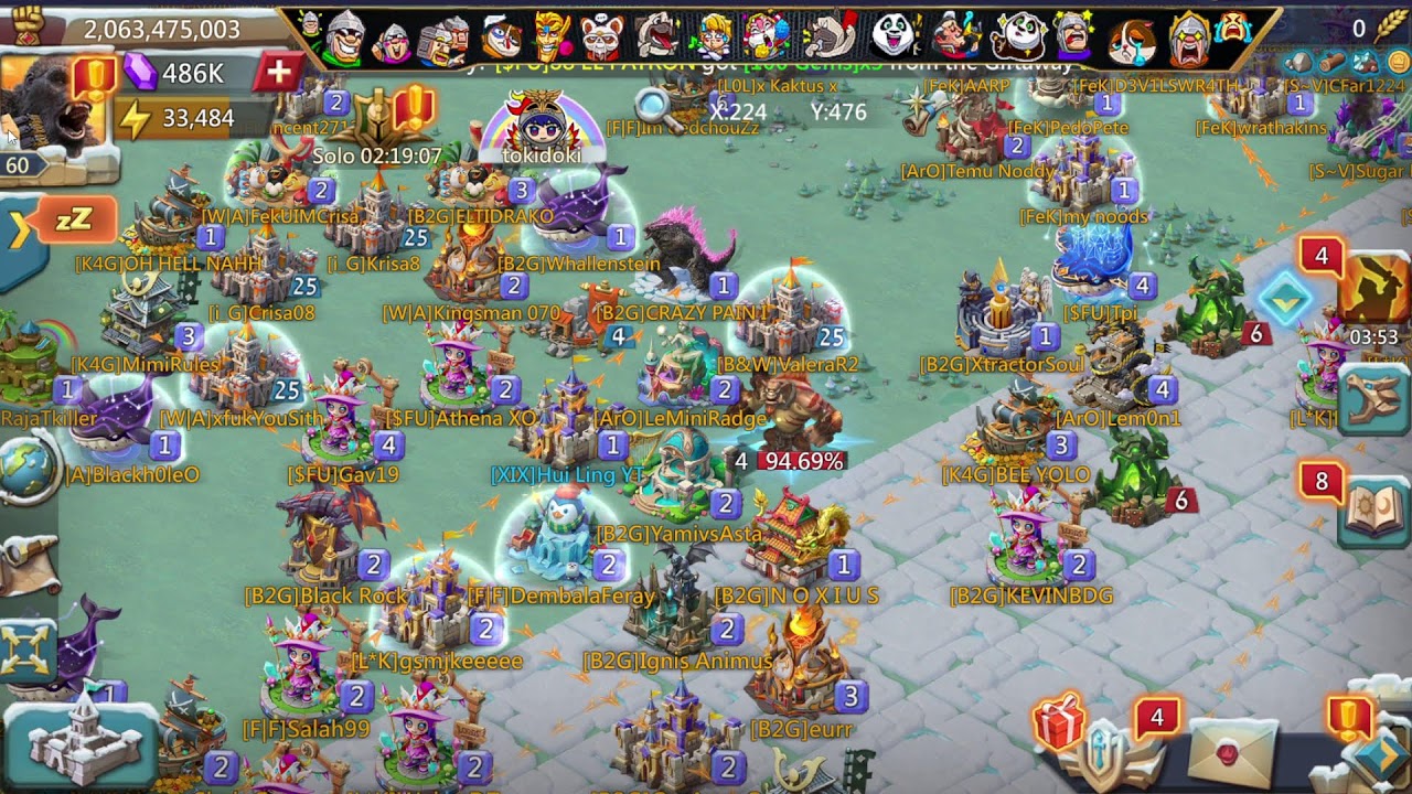Lords Mobile - 9 BILLION PLAYER GETTING ZEROED. 270M TROOPS!! DIET PLAN??
