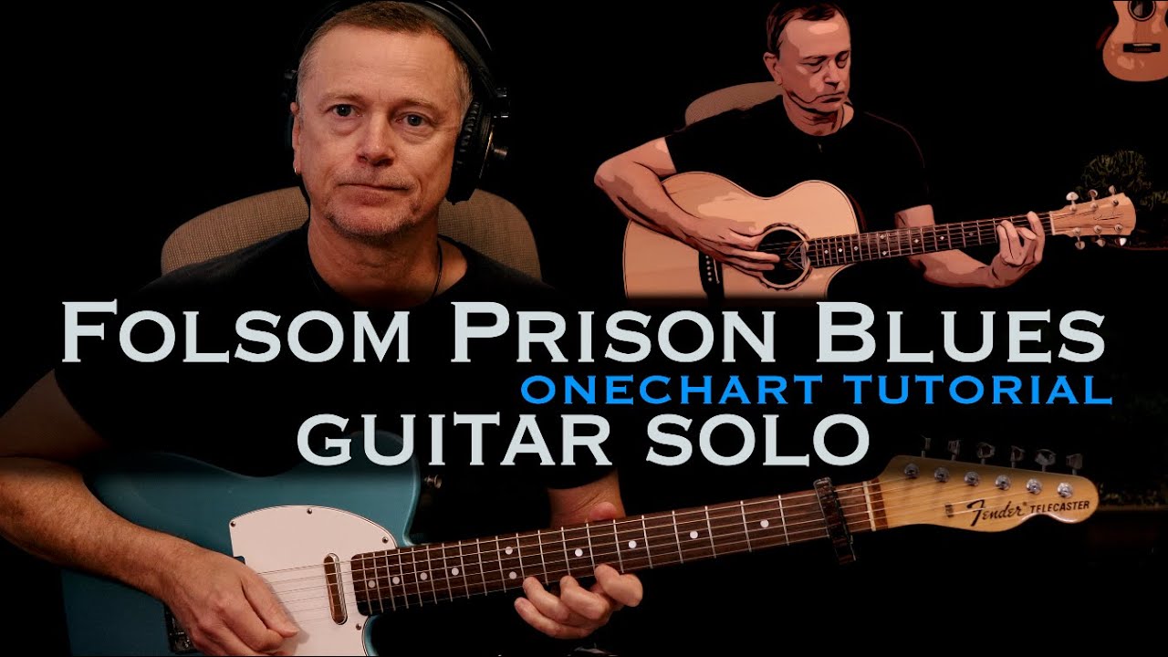 Folsom Prison Blues guitar solo tutorial lesson