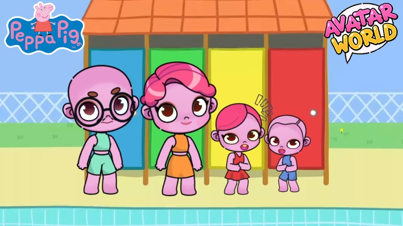 PEPPA PIG EN AVATAR WORLD 🐽 Natación 🏊‍♀️ Episódios Completos