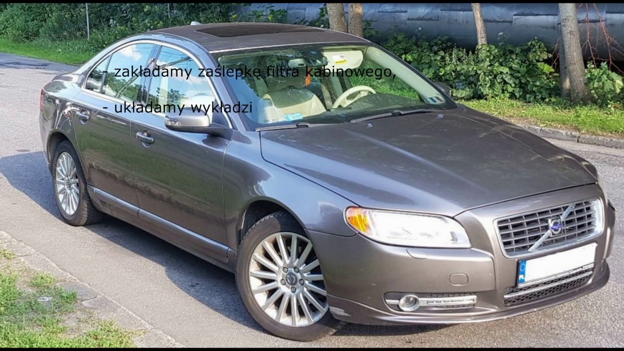 volvo s80 wymiana filtra kabinowego
