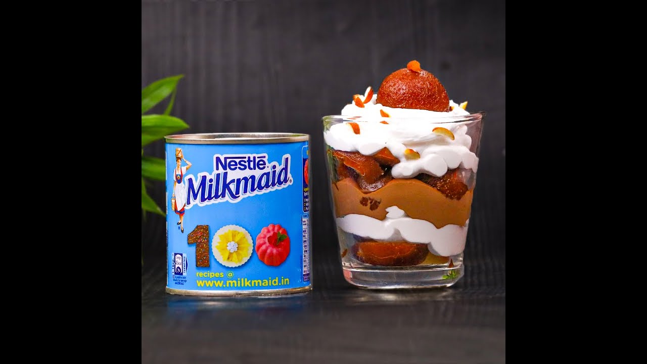 Gulab Jamun Mousse with Nestlé MILKMAID | Gulab jamun with an international twist