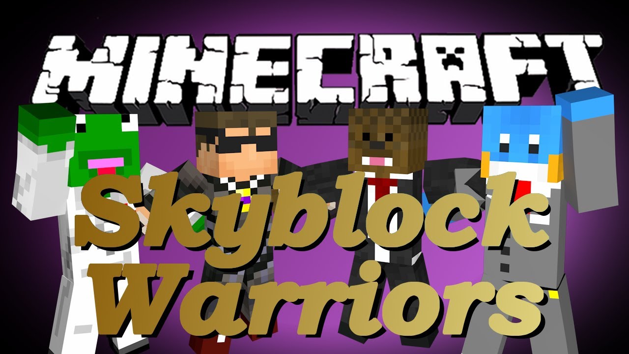 Minecraft SKYBLOCK WARRIORS w/ SkyDoesMinecraft, Kermit, and HuskyMudkipz #4