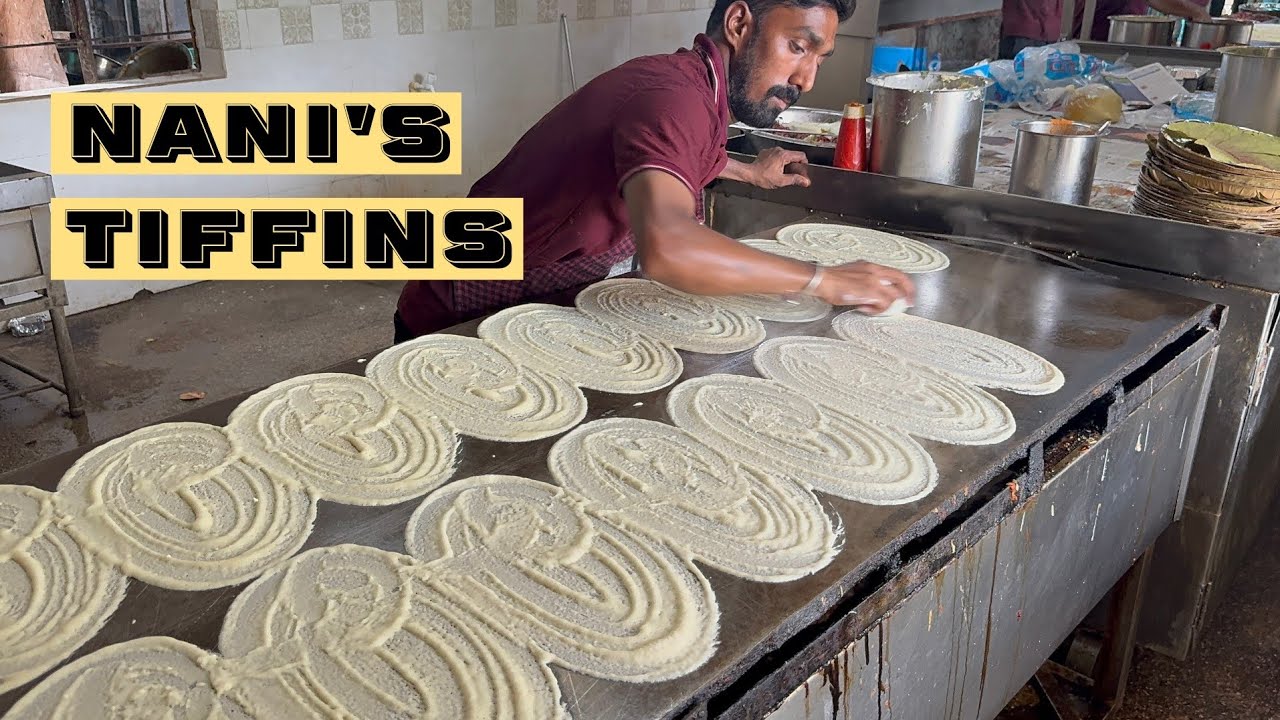 Hyderabad Street Food – Delicious Dosa Making at Nani’s Tiffin Centre | street food of india 