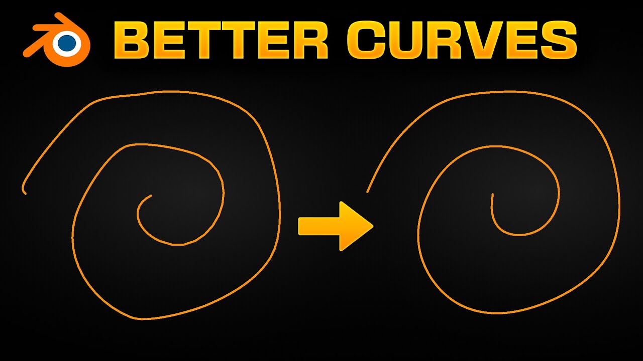 How to Draw SMOOTHER CURVES in Blender with Geometry Nodes