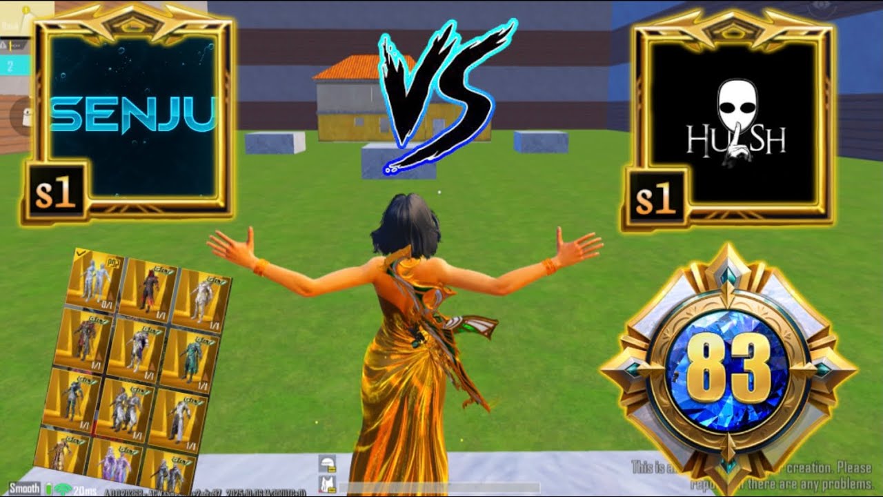 OMG SENJU VS HUSH 😱 WHO YOU THINK IS GONNA WIN 😈 PUBG ALL WEAPONS WOW 